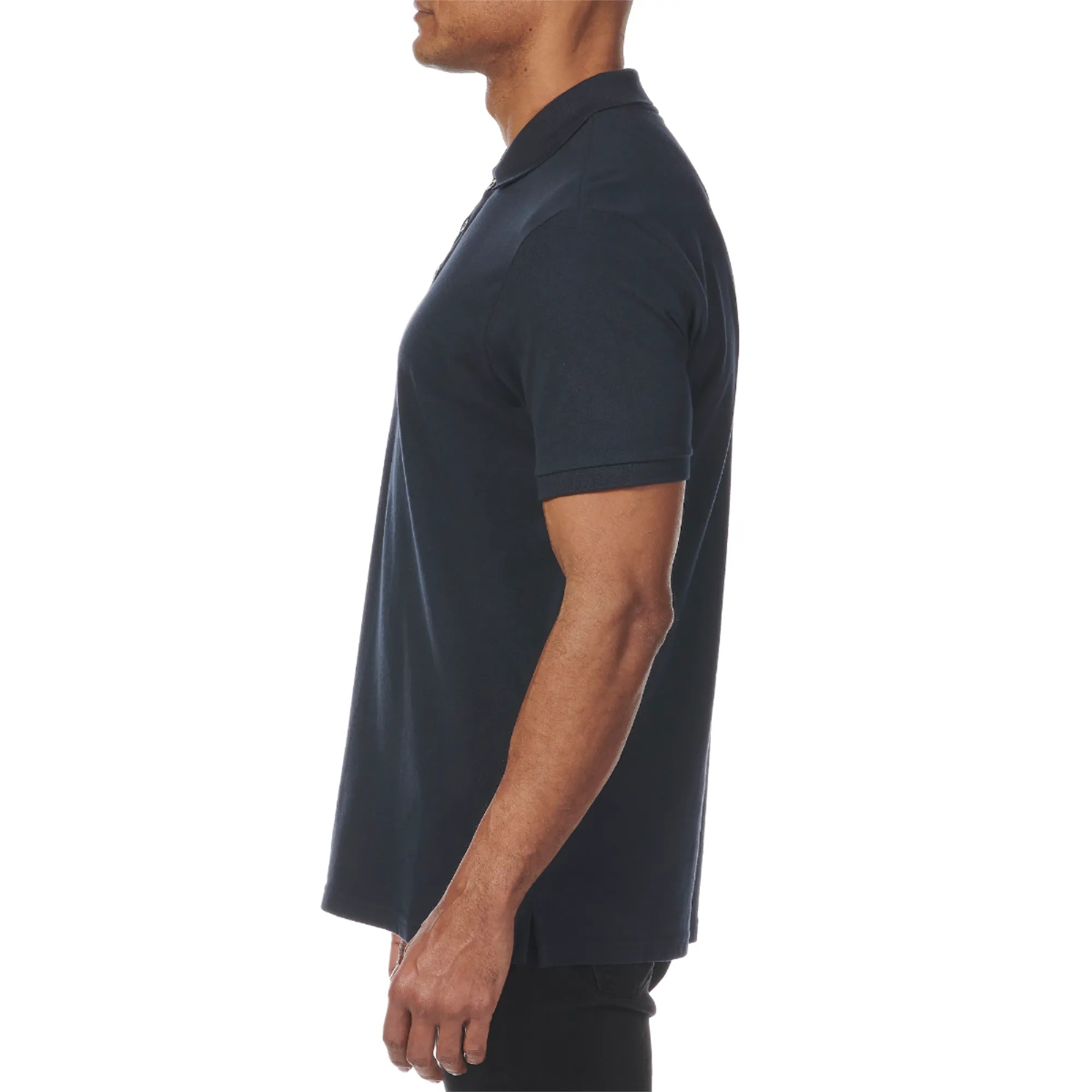 Men's Essential Pique Polo Shirt - Navy
