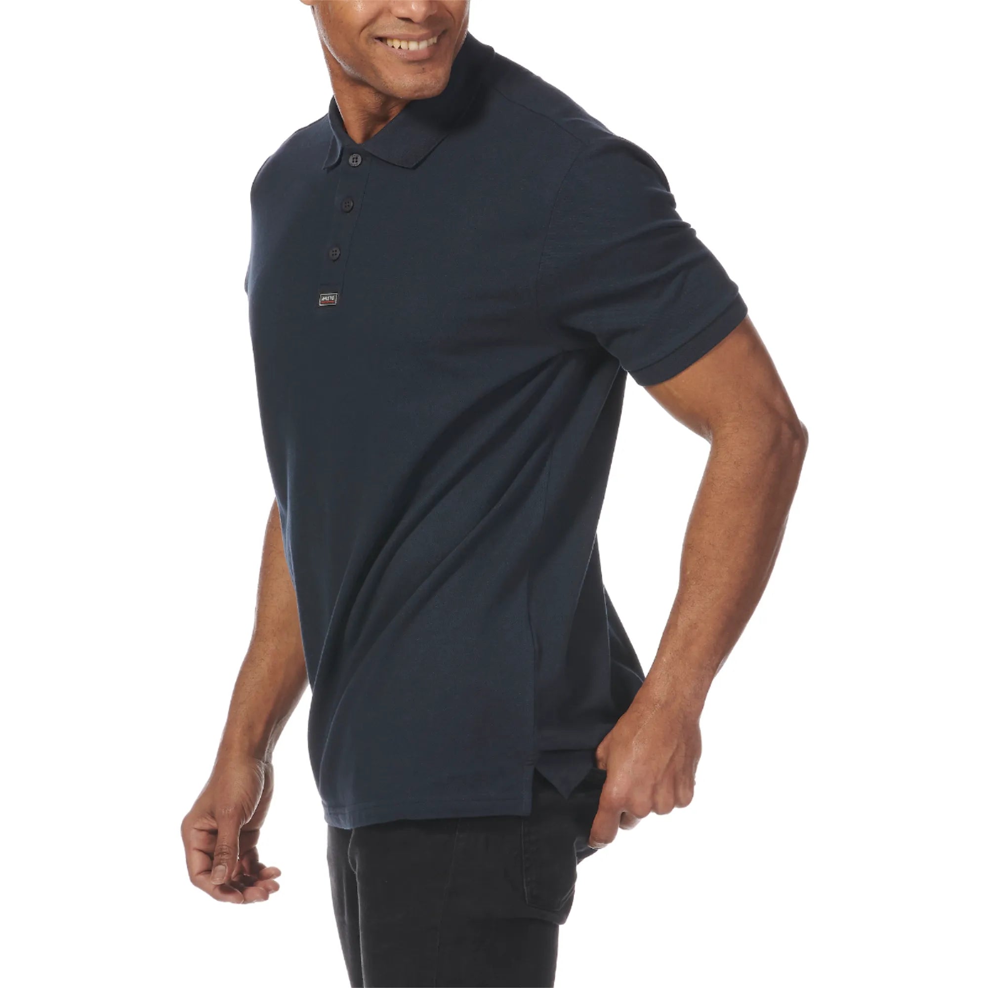 Men's Essential Pique Polo Shirt - Navy