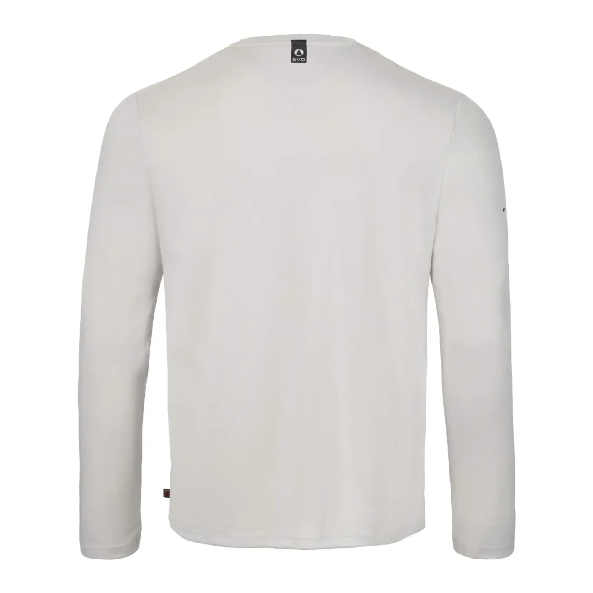 Men's Evo Crew Sunblock Long Sleeve T-Shirt - Platinum