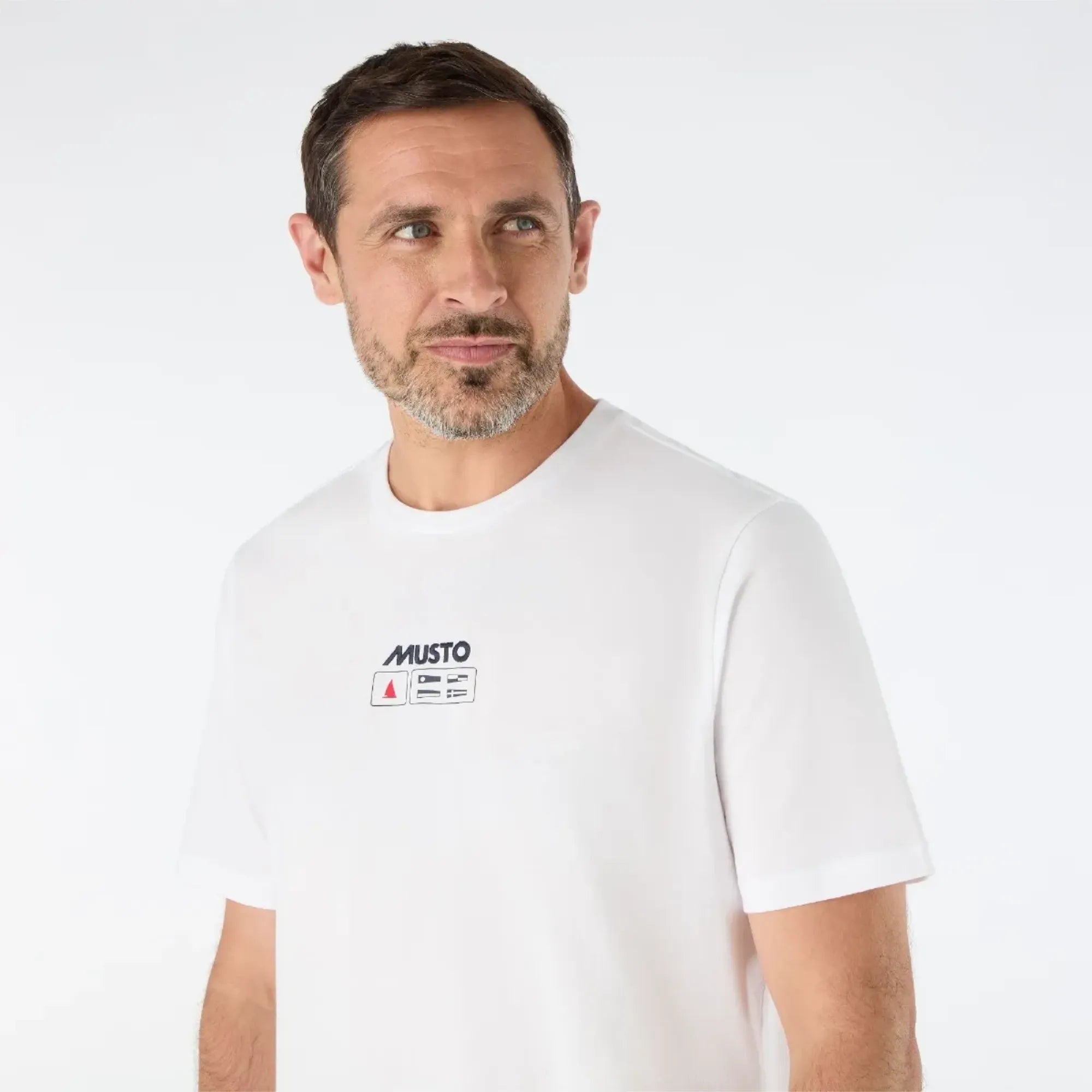 Men's Flag Short Sleeve T-Shirt - White