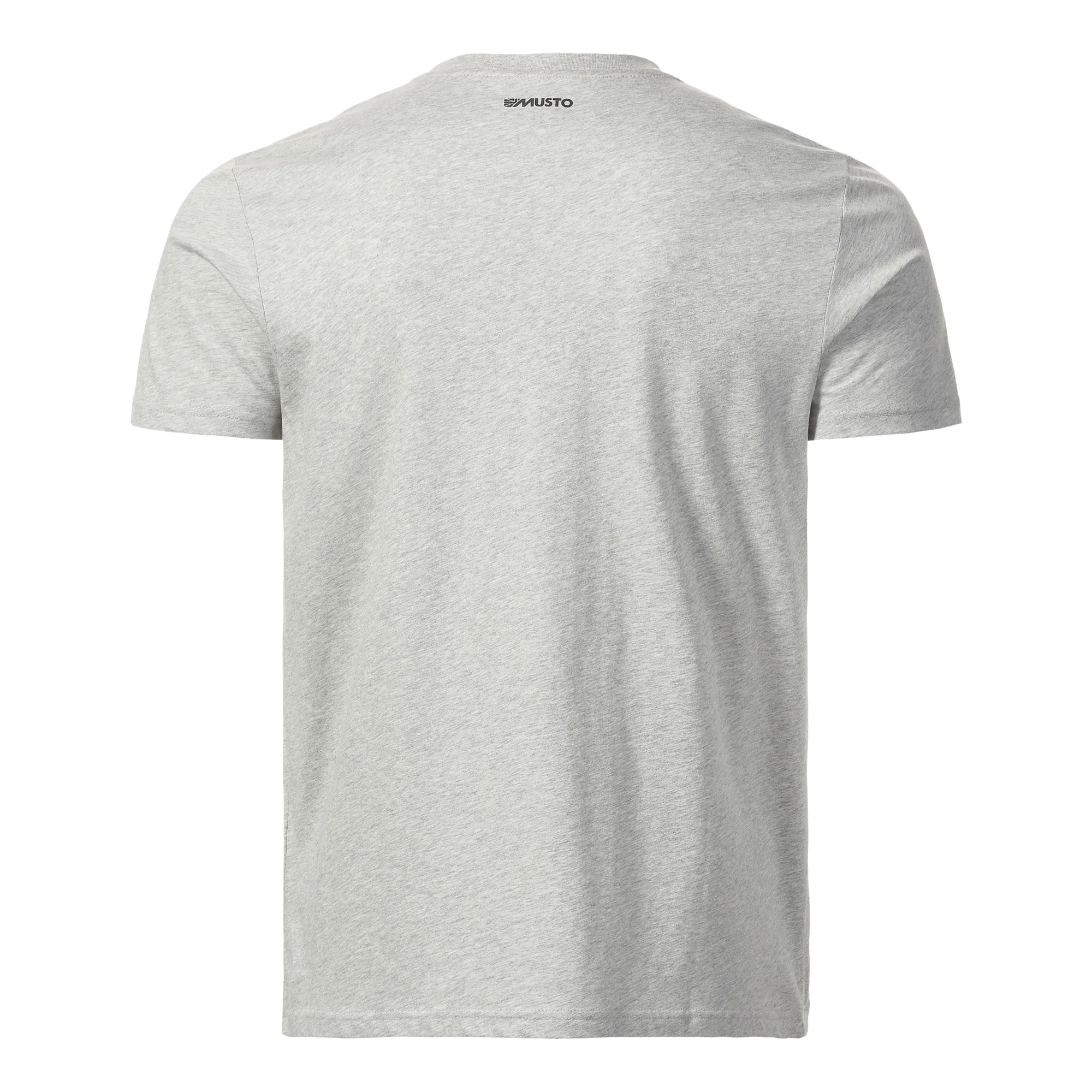 Mens Musto Logo T-Shirt - Grey Melange
