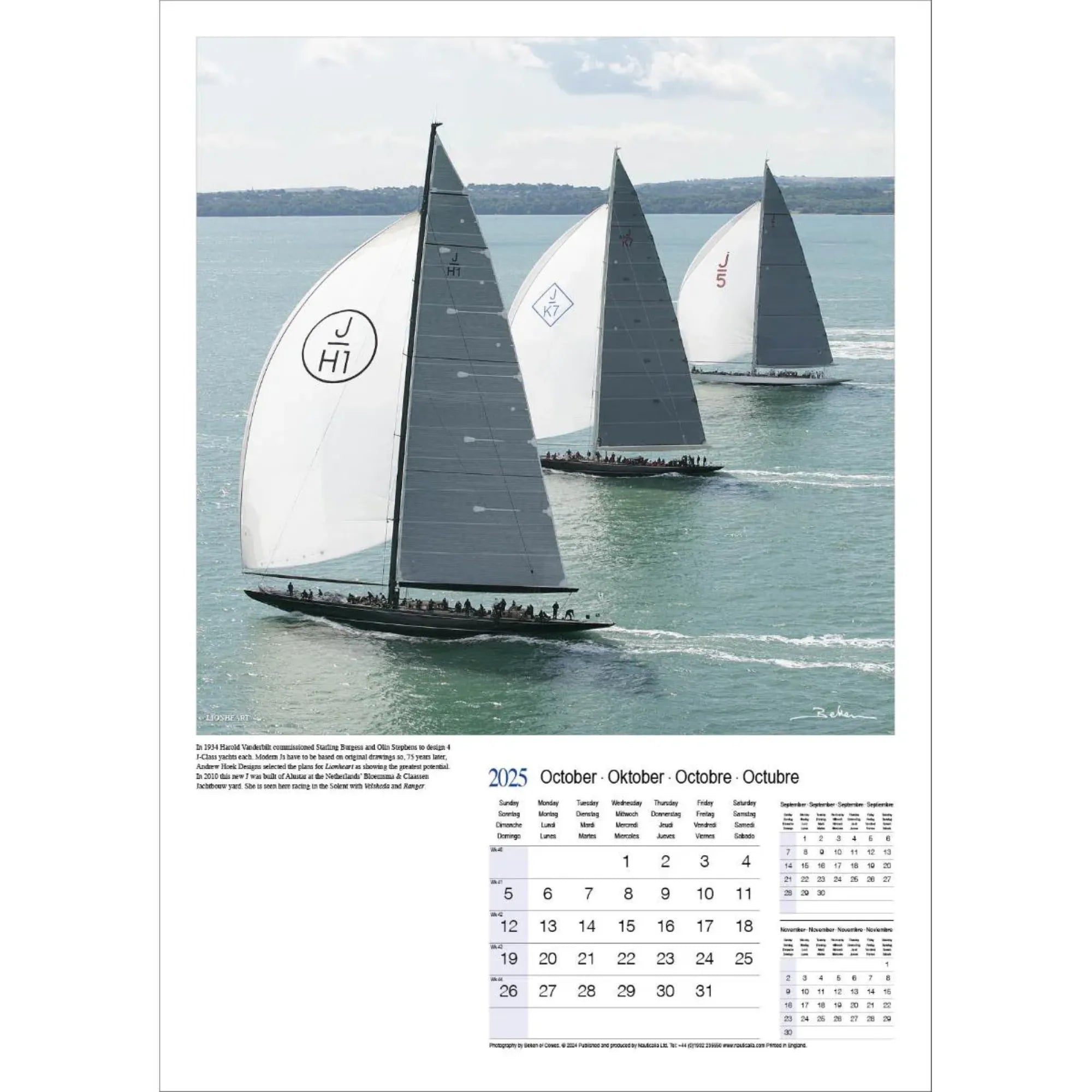 Beken of Cowes 2025 Yachting Calendar