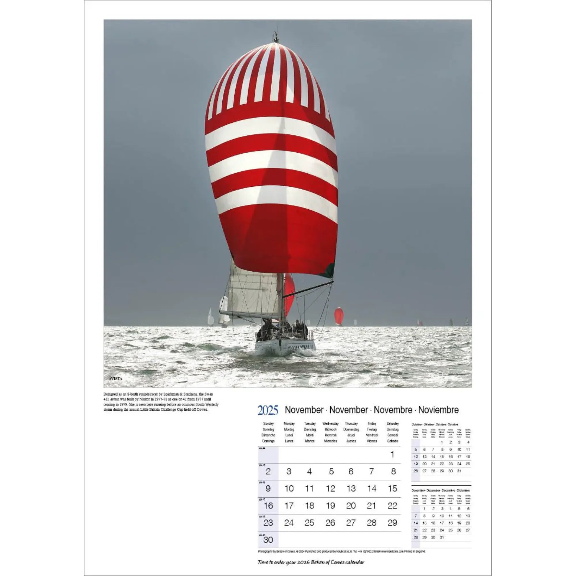 Beken of Cowes 2025 Yachting Calendar