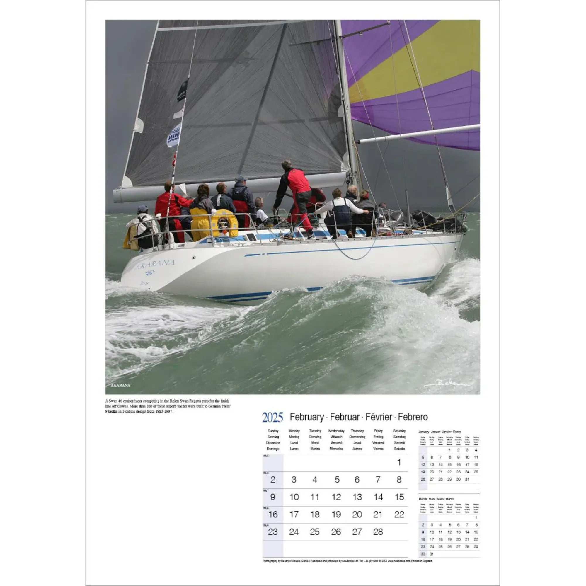 Beken of Cowes 2025 Yachting Calendar