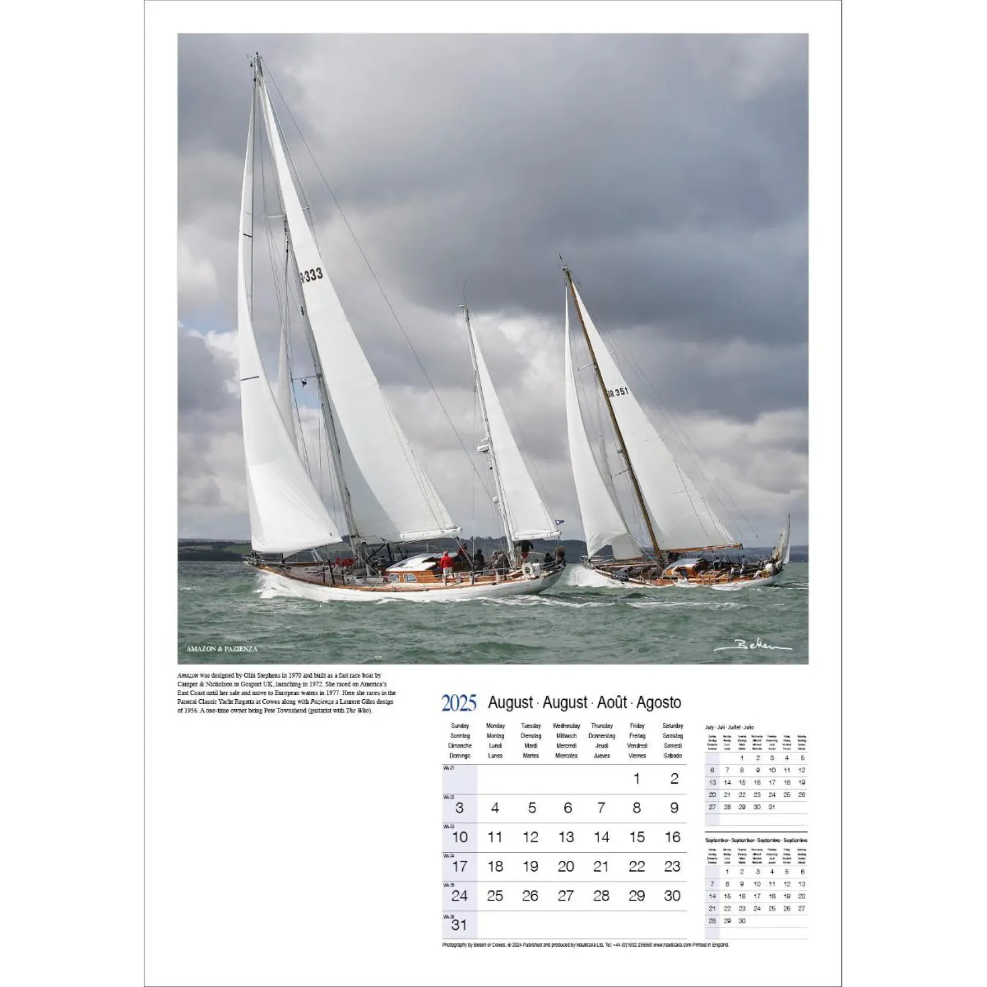 Beken of Cowes 2025 Yachting Calendar