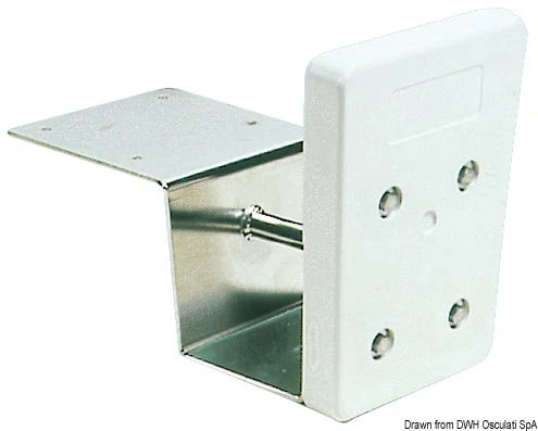 Auxiliary Outboard Bracket for Swim Platform