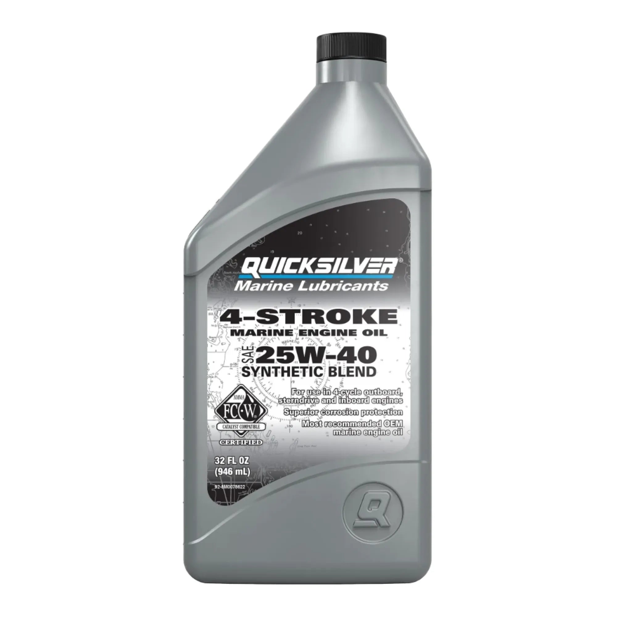 4-Stroke 25W-40 Synthetic Marine Engine Oil