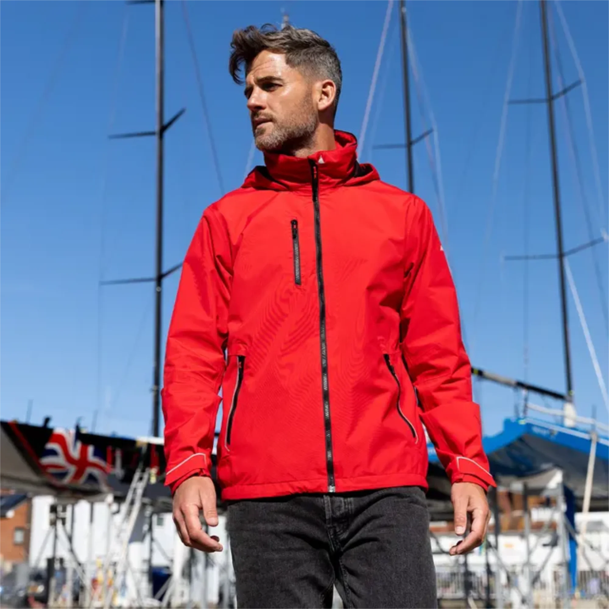 Mens Sardinia Jacket - True Red