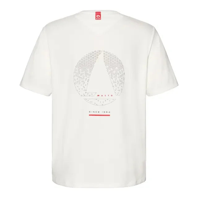 Mens Evo Sunblock Yacht Short Sleeve Tee - White
