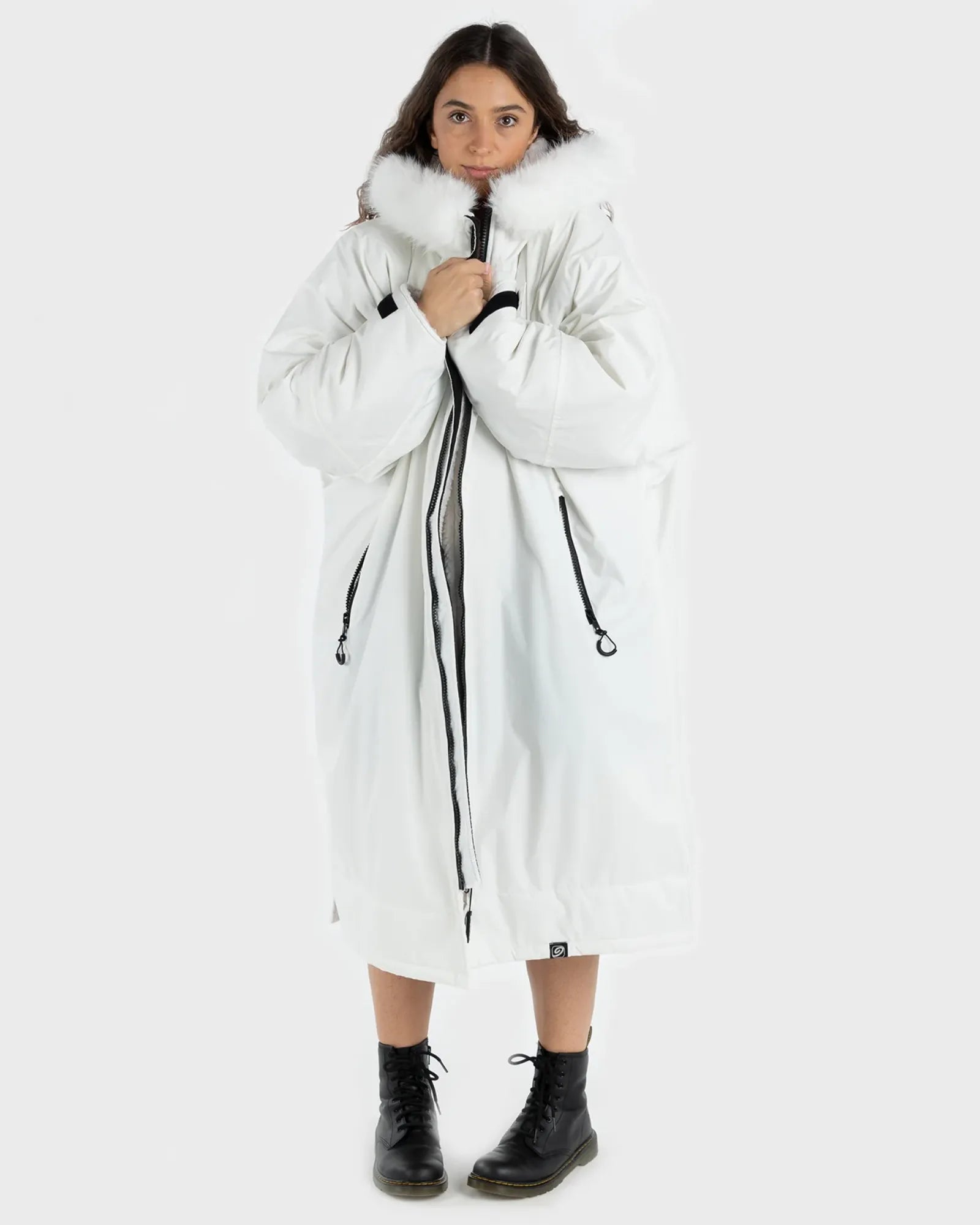 dryrobe Advance Long Sleeve - Alpine White