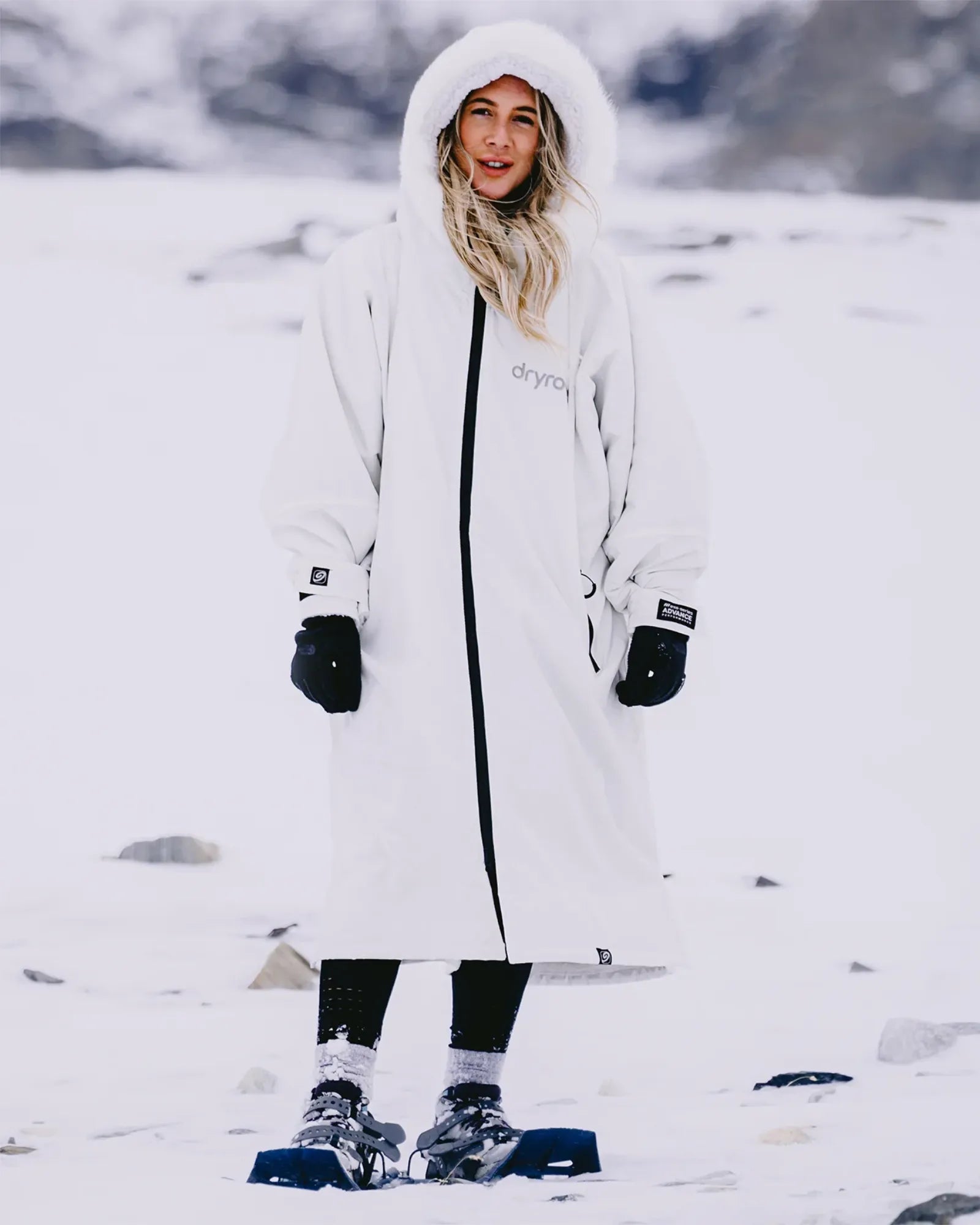 dryrobe Advance Long Sleeve - Alpine White