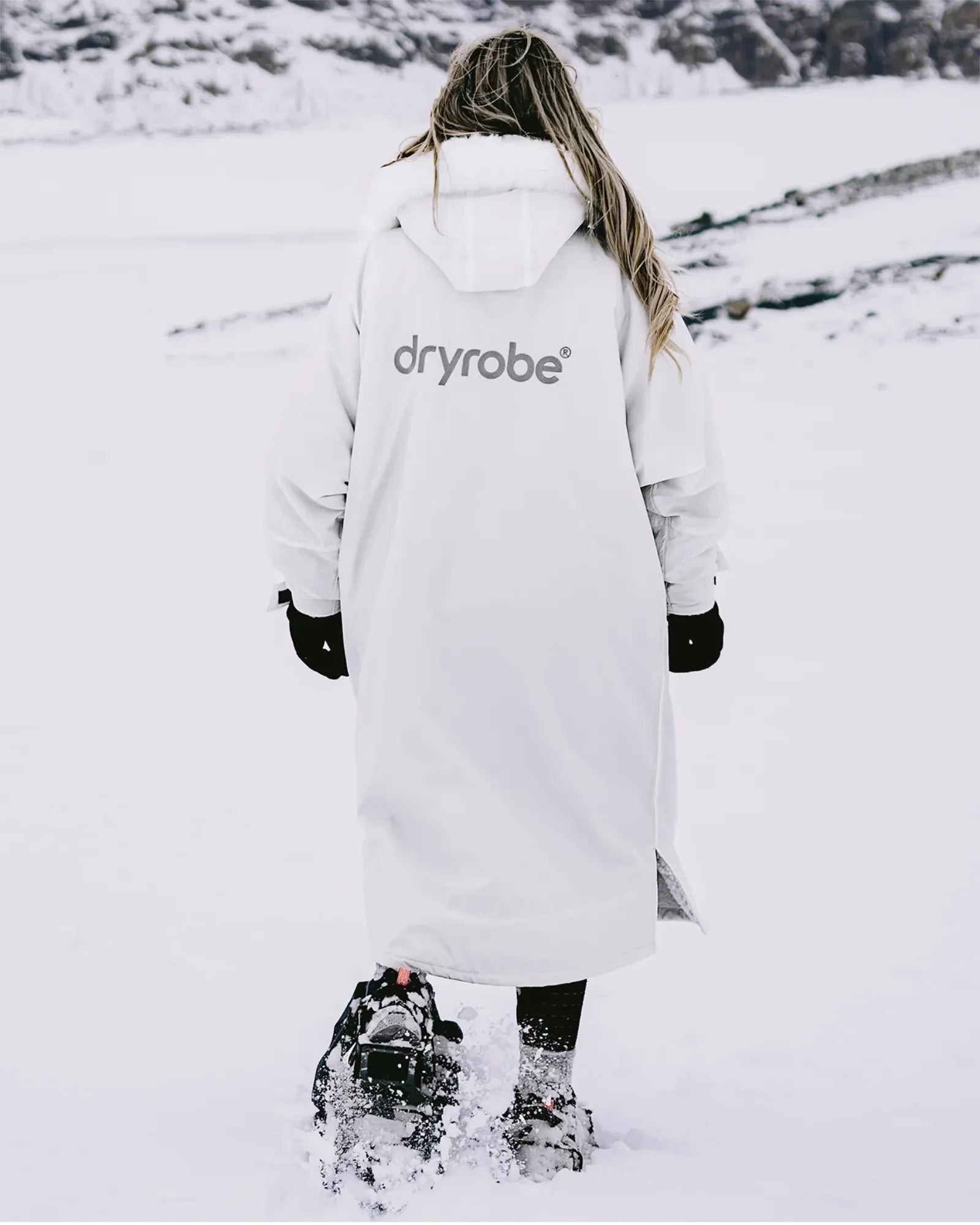 dryrobe Advance Long Sleeve - Alpine White